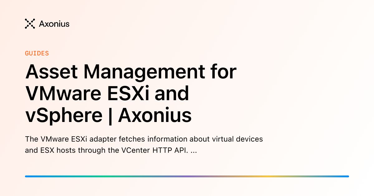 VMware ESXi and vSphere VMware ESXi and vSphere