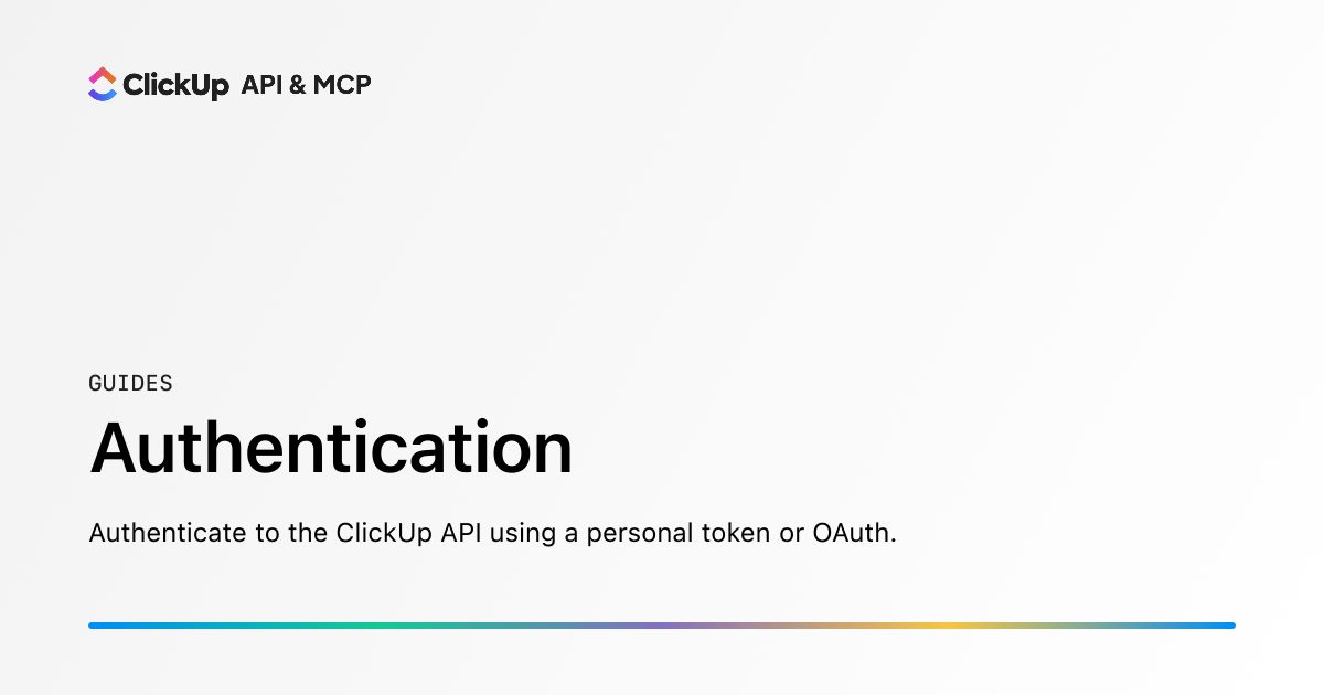 Authentication