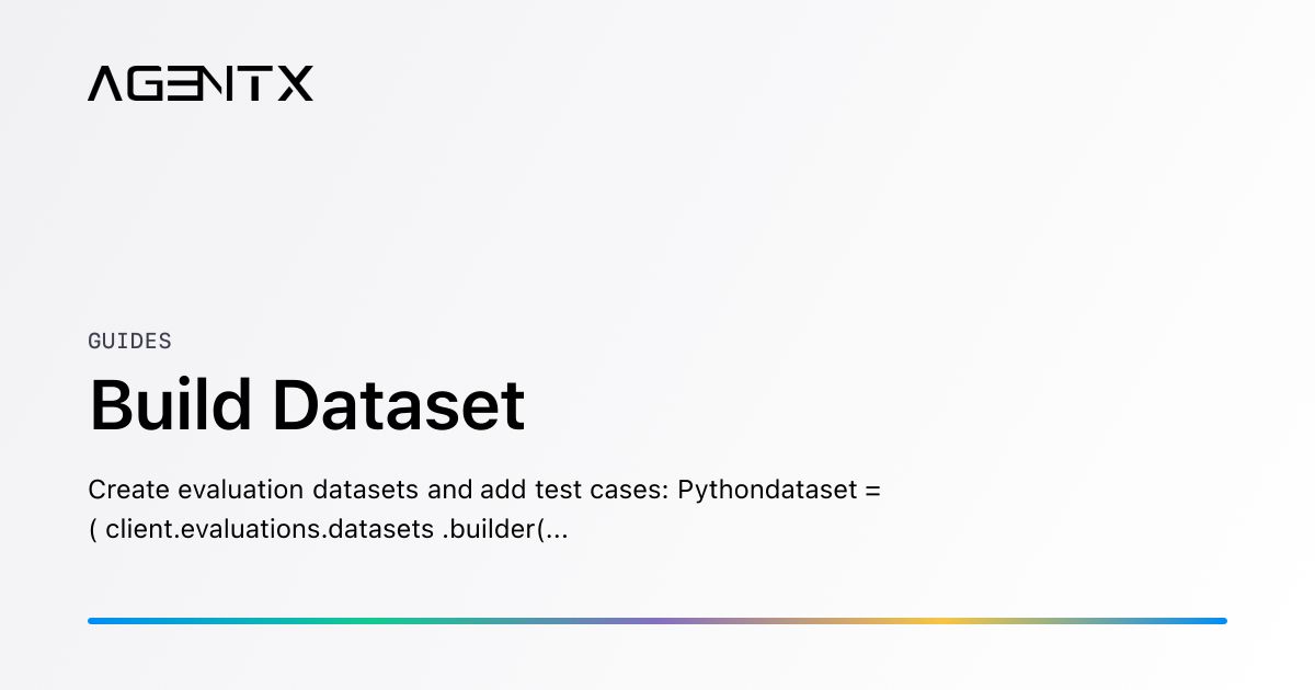 Build Dataset