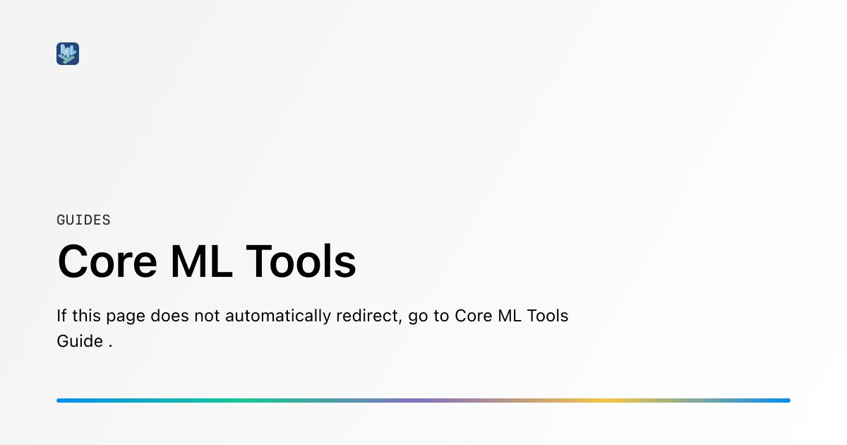 Core ML Tools