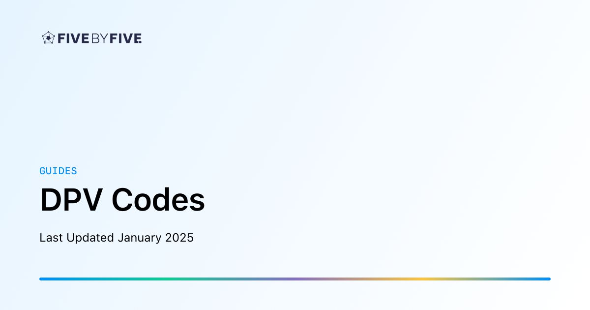 DPV Codes