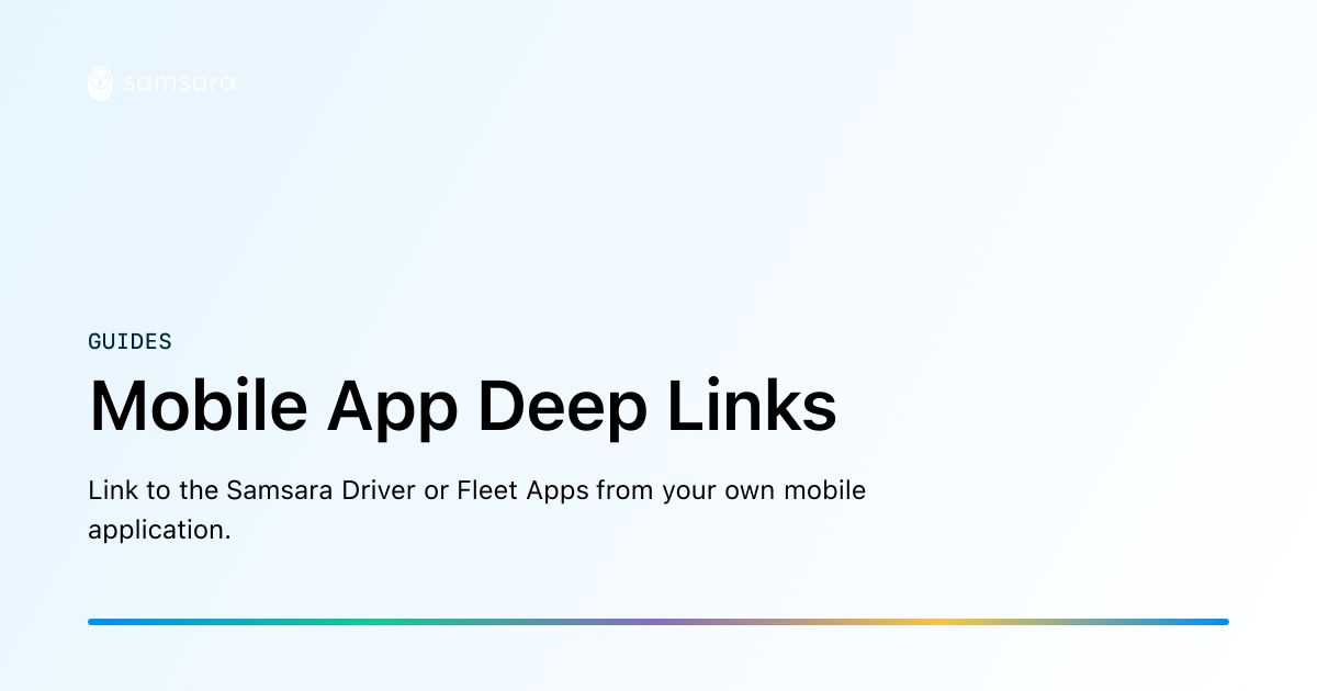 Mobile App Deep Links