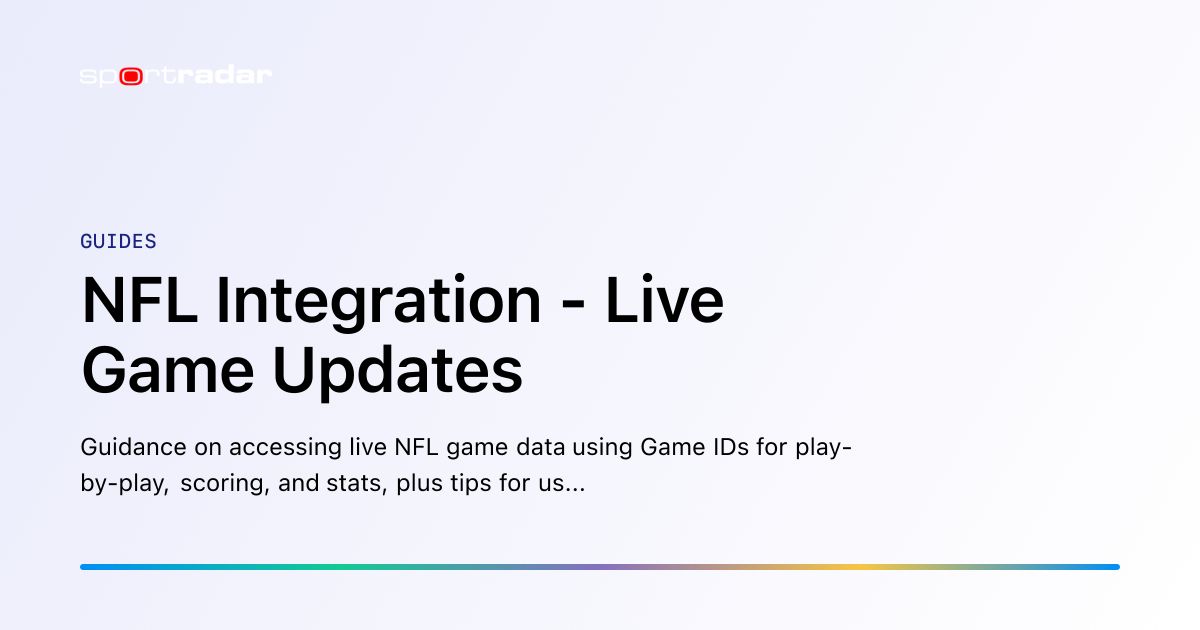 Live Game Updates