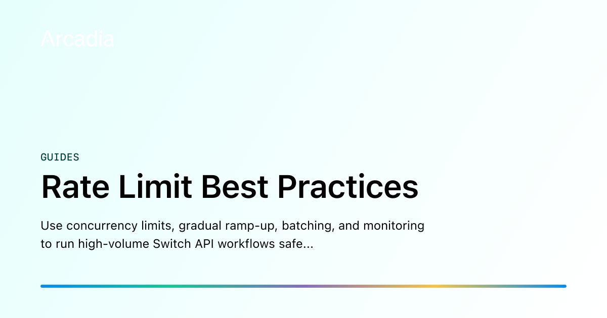 Rate Limit Best Practices