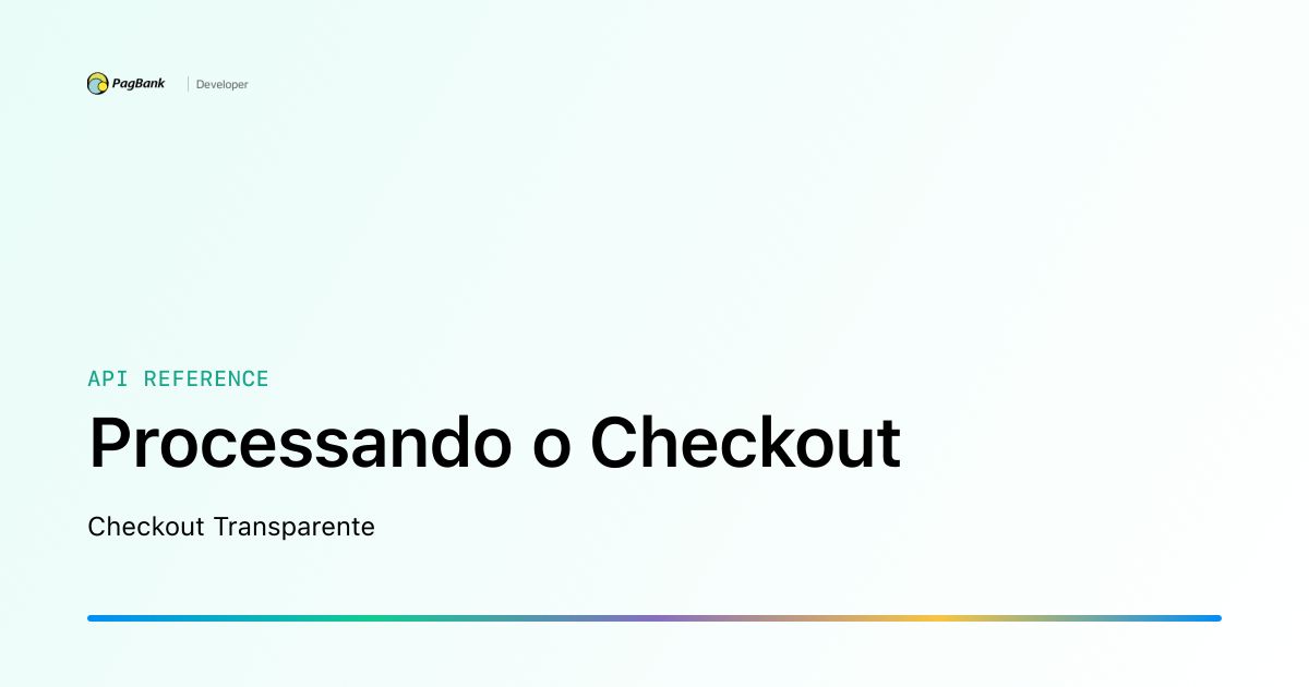 3. Processando o Checkout