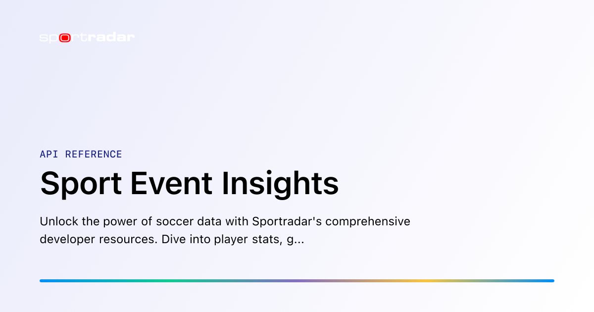 Sport Event Insights