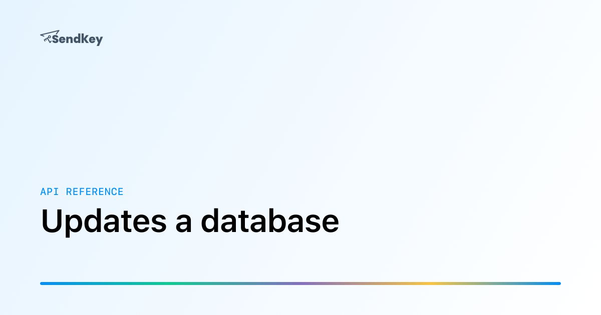 Jumping Refrence Updates a database